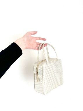 Vintage Square checkered bag